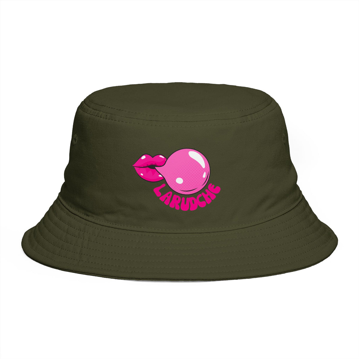LaRudche Logo Bucket Hat | Retro Pop Graphic