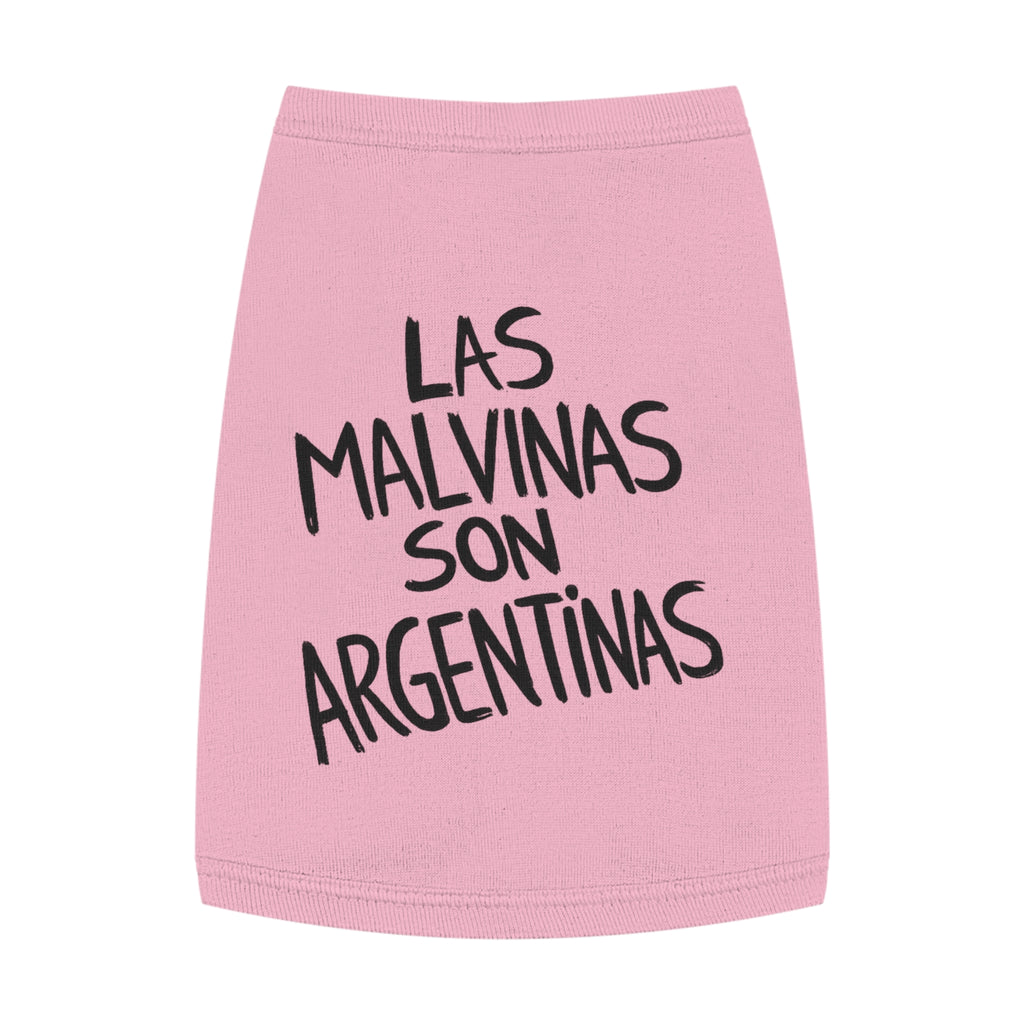 Las Malvinas Son Argentinas Pet Tank Top | Argentina Patriotic Dog Shirt