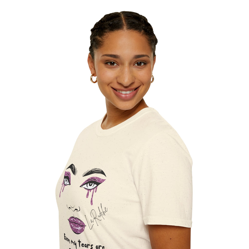 Even My Tears Are Fabulous T-Shirt | Minimal Feminine Illustration