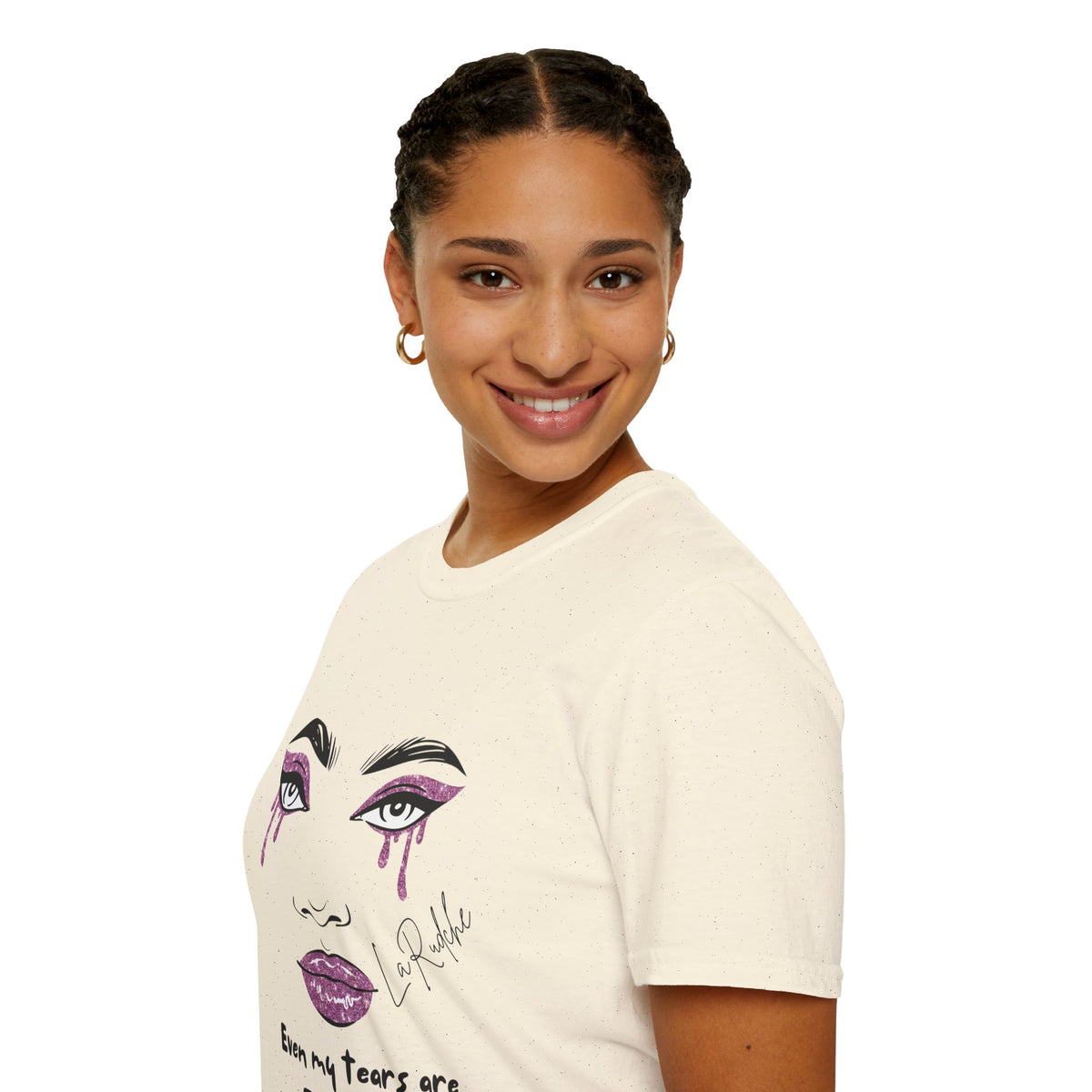 Even My Tears Are Fabulous T-Shirt | Minimal Feminine Illustration