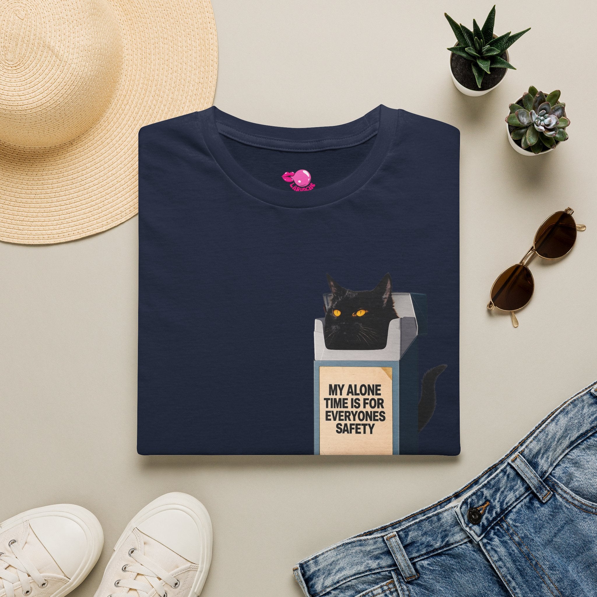 My Alone Time Is For Everyone's Safety T-Shirt | Cat Lover Tee