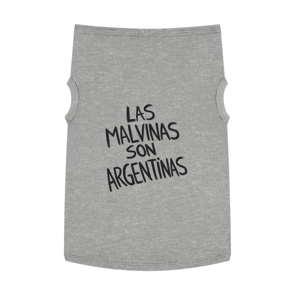 Las Malvinas Son Argentinas Pet Tank Top | Argentina Patriotic Dog Shirt