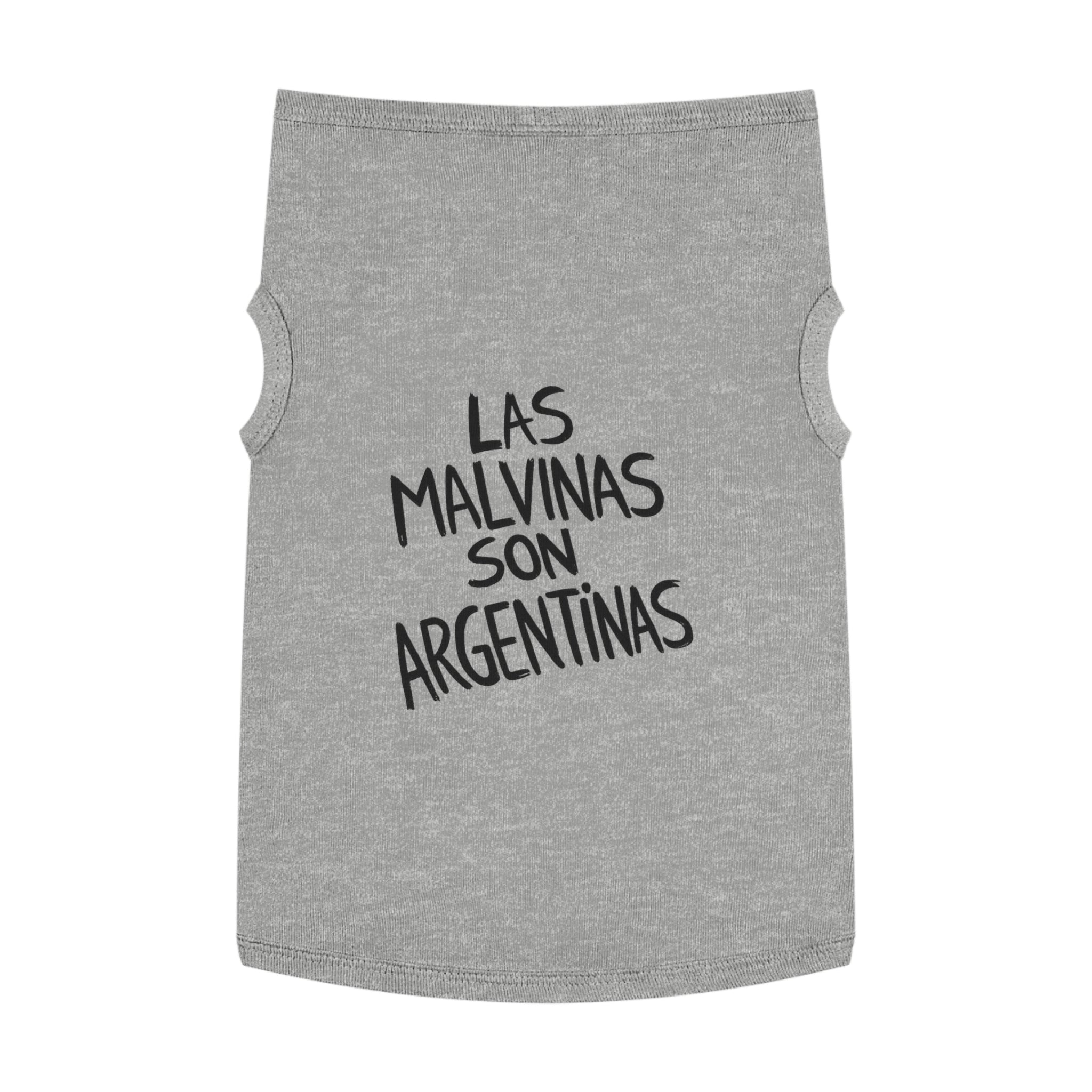 Las Malvinas Son Argentinas Pet Tank Top | Argentina Patriotic Dog Shirt