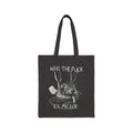 Who The Fuck Is Alice Tote Bag | Dark Humor Canvas Tote