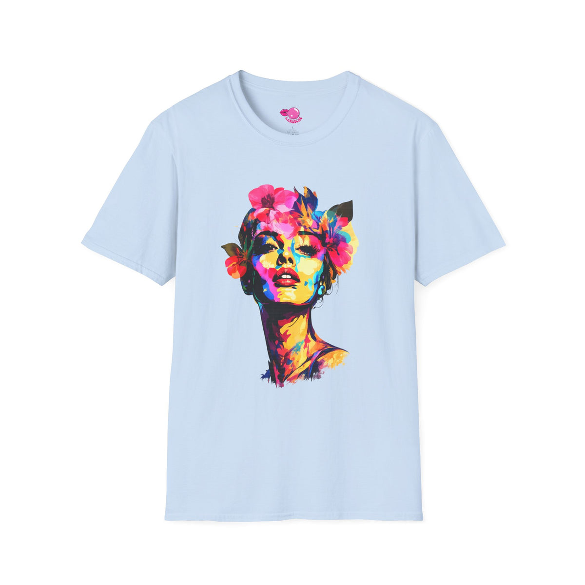 Pop Art Flower T-Shirt | Pop Art Woman, Tropical Flowers