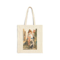 Tuscany Vacation Pin Up tote bag | Vintage seaside illustration