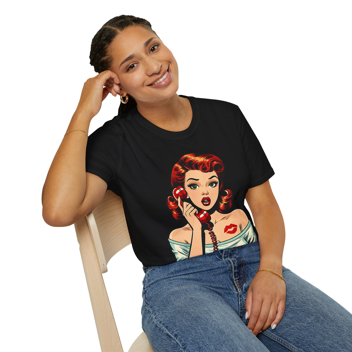 Retro Pinup Girl Pop Art T-Shirt | Vintage Comic Style Tee