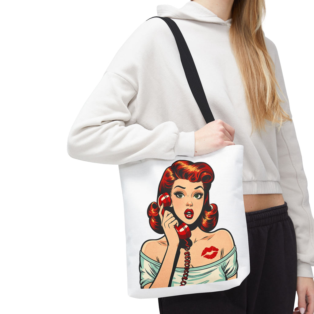 Retro Pop Art Pin Up Tote