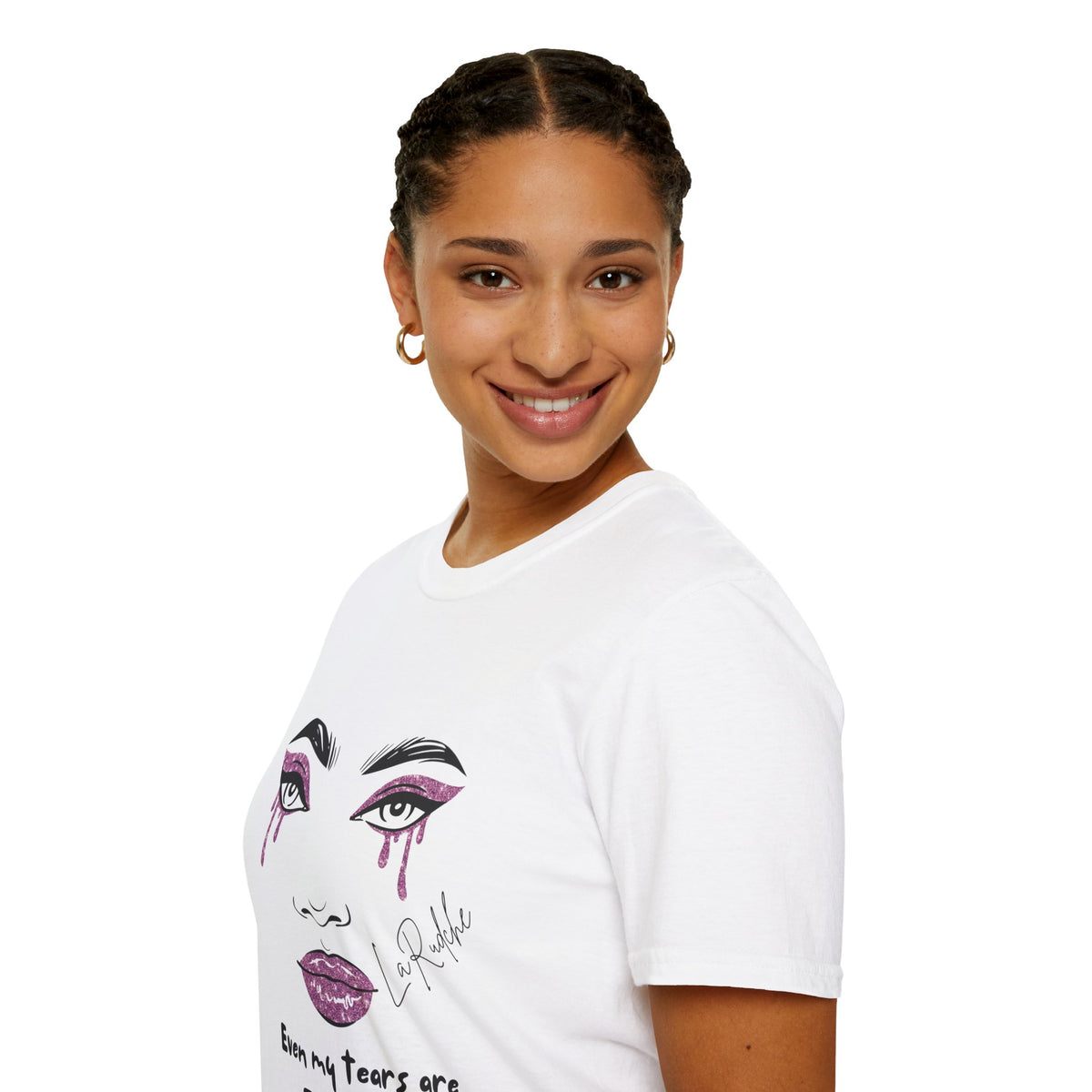 Even My Tears Are Fabulous T-Shirt | Minimal Feminine Illustration
