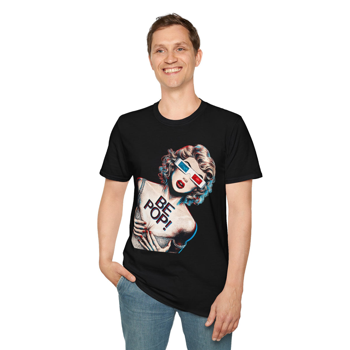 Pop Art Marilyn Monroe T-Shirt | Retro Pinup Illustration