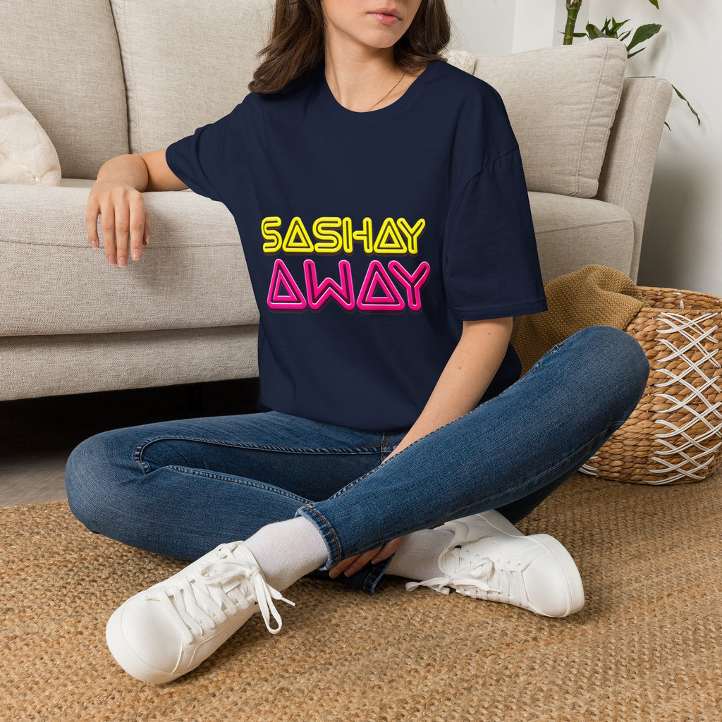 Sashay Away T-Shirt – Retro Neon Drag-Inspired Graphic Tee