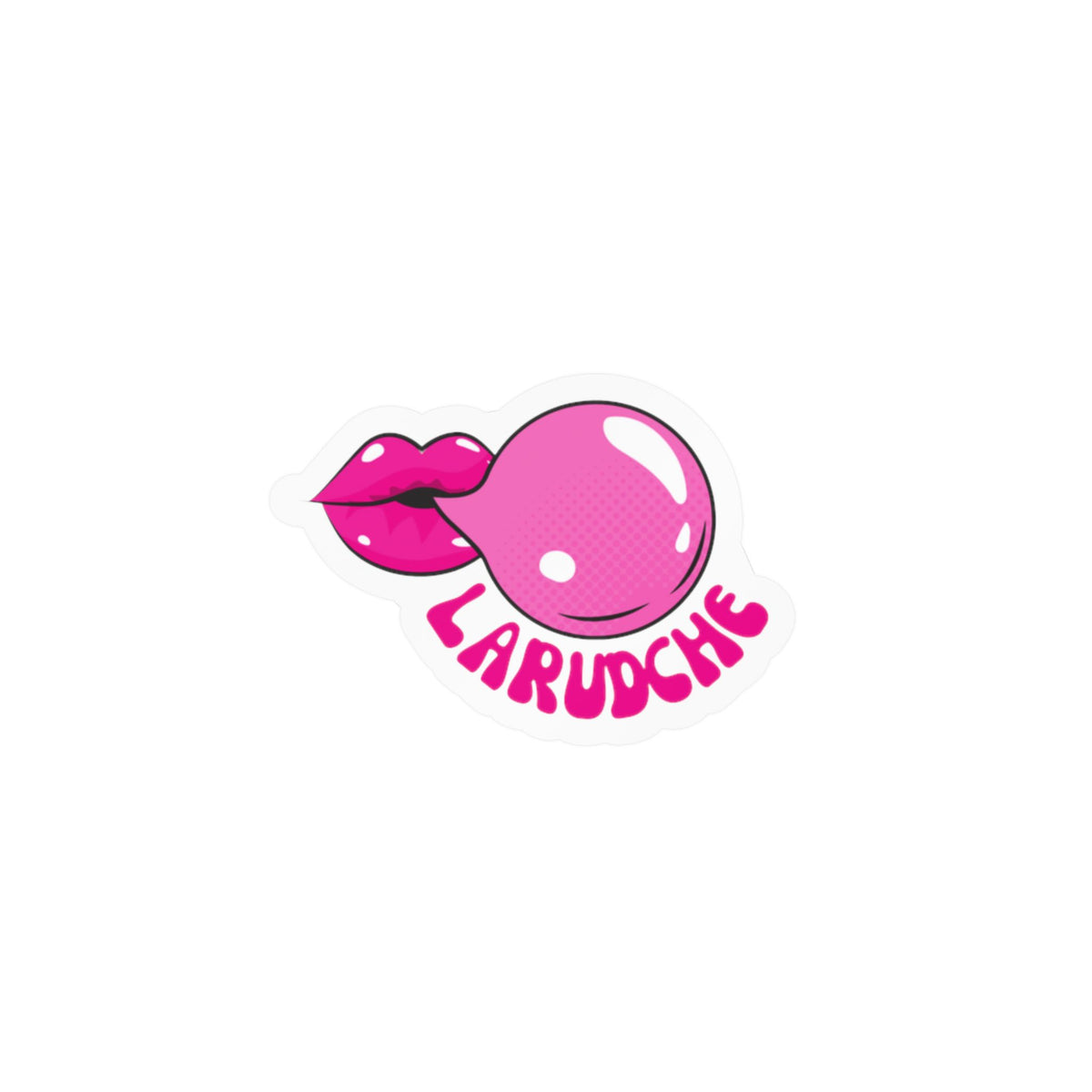 LaRudche Logo Vinyl Decal | Cute Sticker